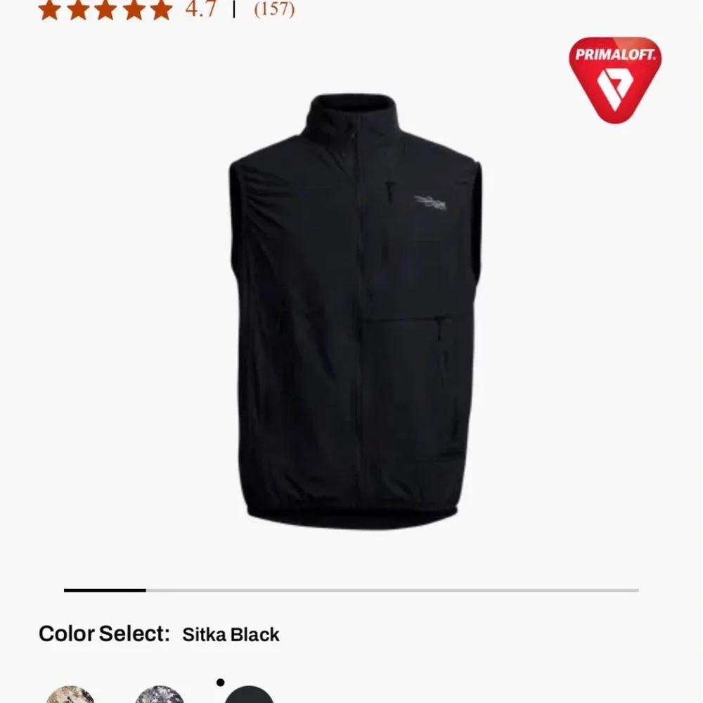Men's Black Vest - Picture 1 of 3